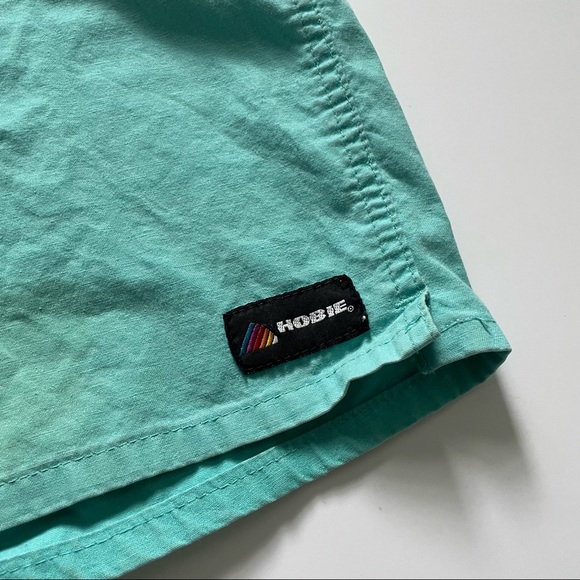 Vintage 1980s Hobie Surf Striped Swim Trunks Large - Picture 2 of 4